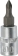 Douille tournevis 1/4" avec embout 37mm Pozidriv PZ0