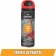 Peinture traceur de chantier 12 mois rouge fluo - aérosol 500ml