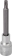 Douille tournevis 1/2" avec embout 100mm XZN M6