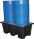 Bac de rétention 2 fûts PE